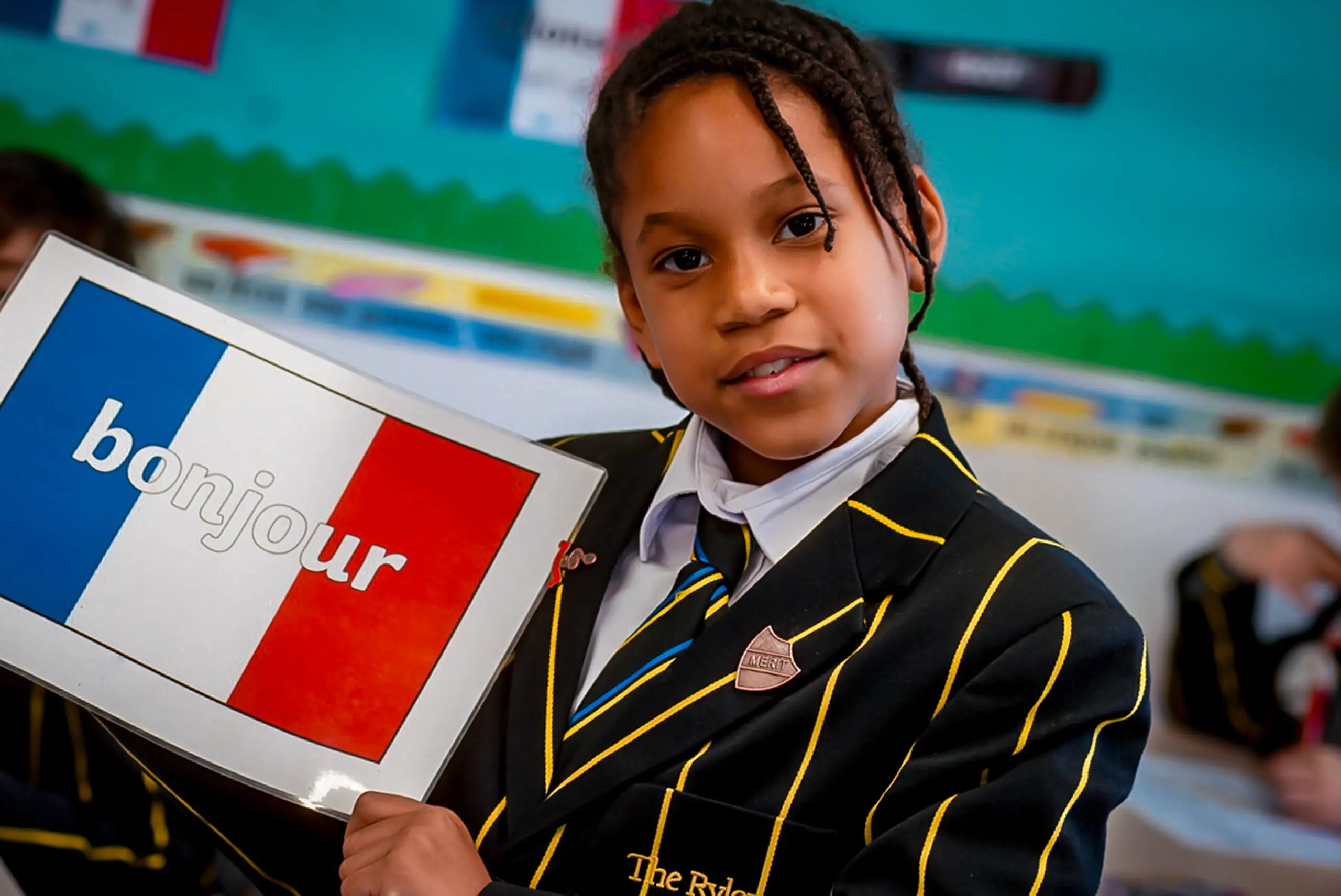 Pupils at The Ryleys School, a private prep school in Cheshire