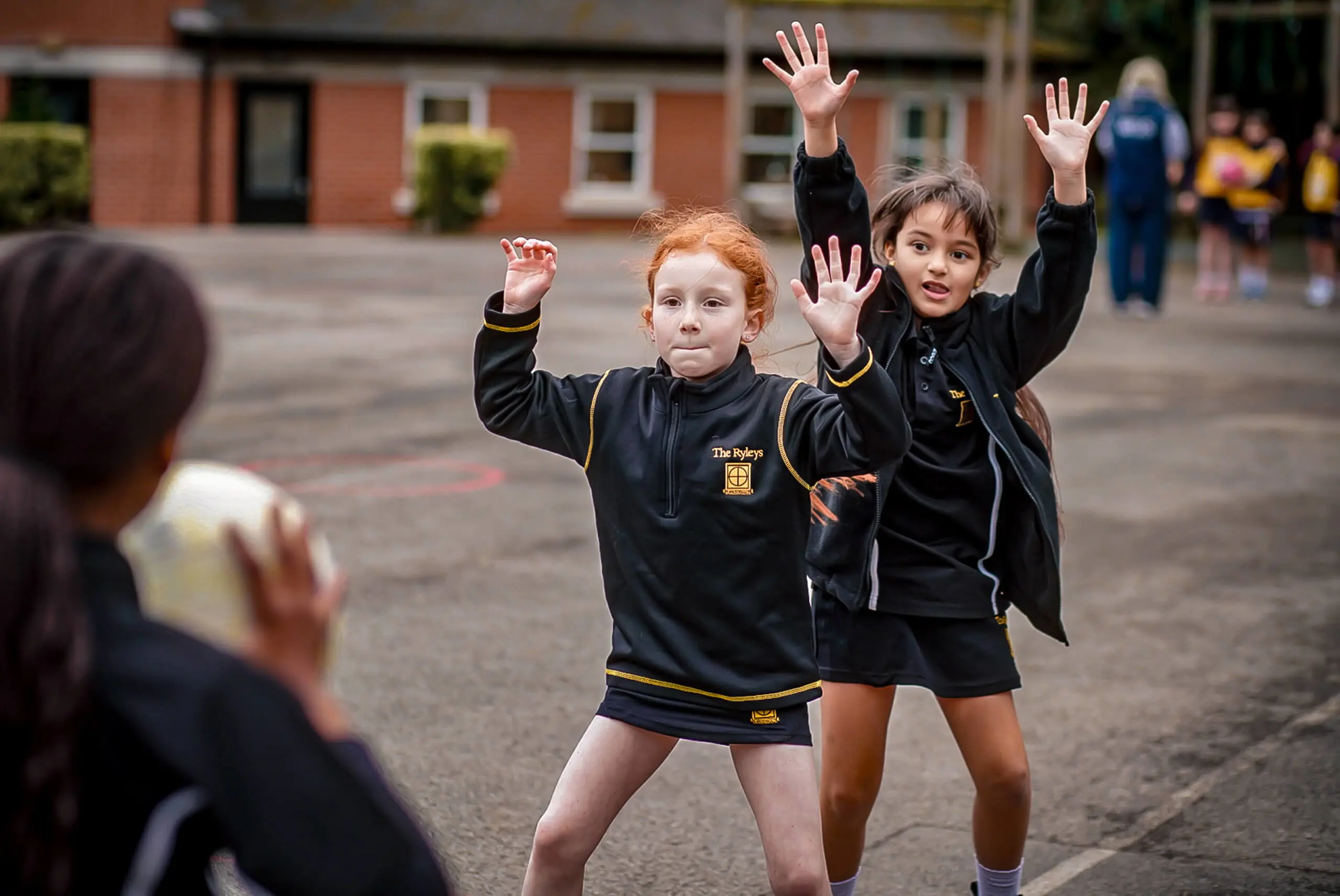 Pupils at The Ryleys School, a private prep school in Cheshire