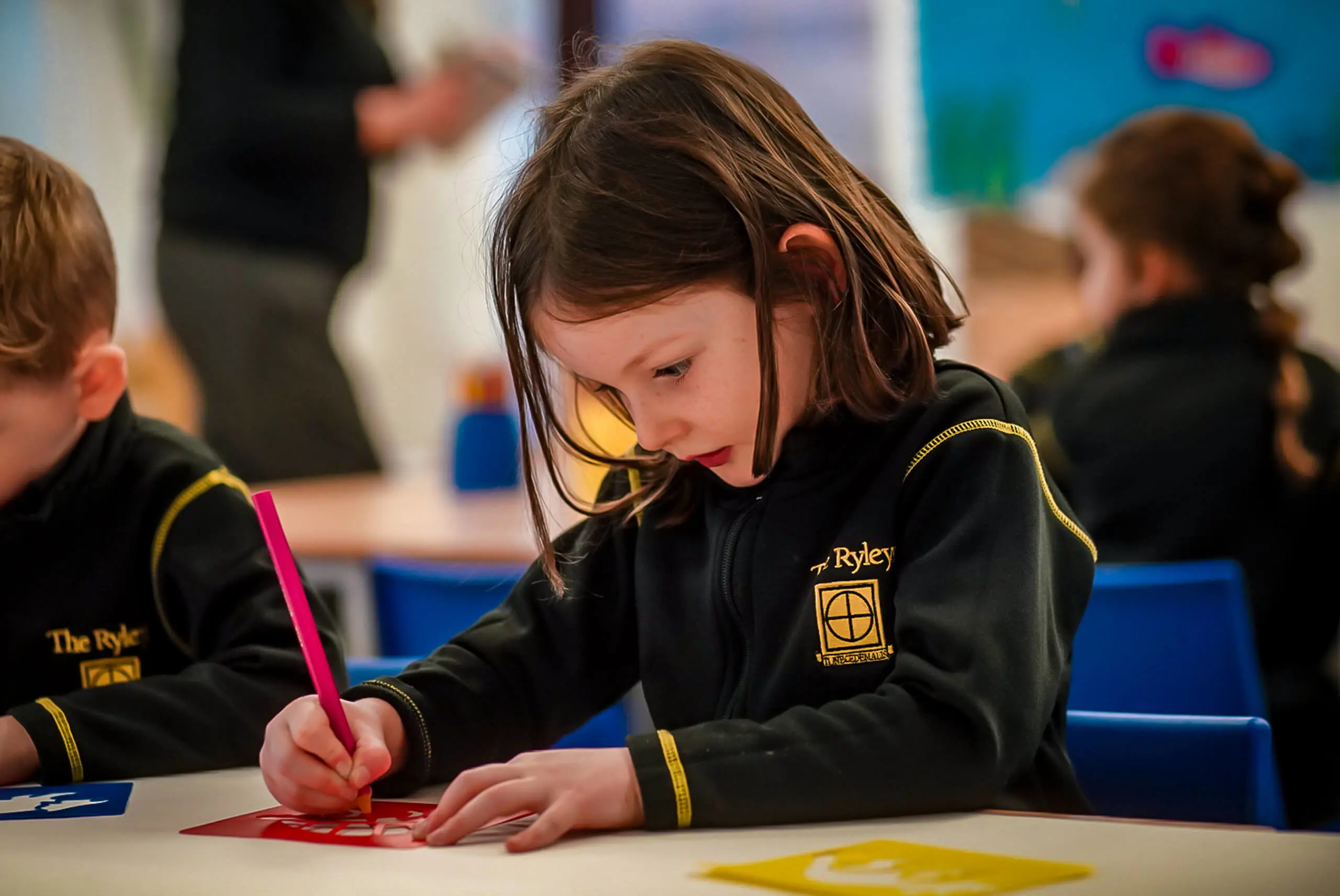 Pupils at The Ryleys School, a private prep school in Cheshire