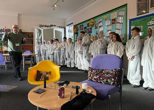 Inspiring Young Minds with Crime Scene Investigation learning at The Ryleys School, a prep school in Cheshire