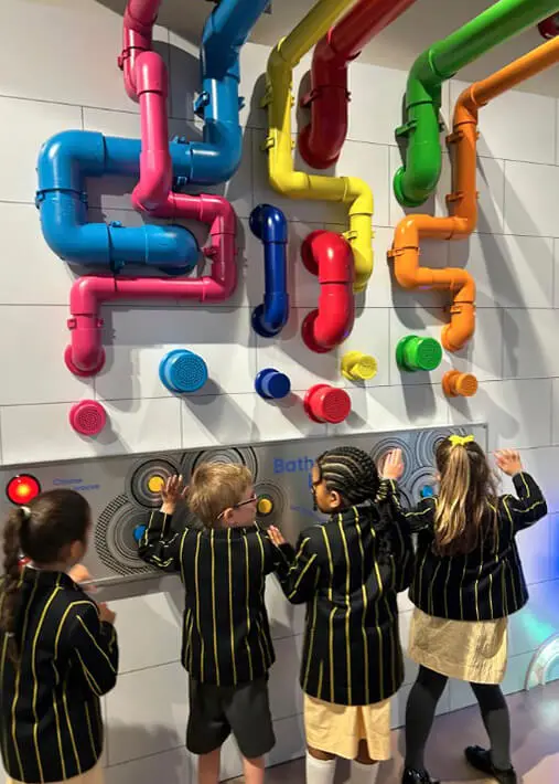 Pupils from The Ryleys School, a private school in Alderley Edge near Cheadle Hulme and Manchester, enjoyed visiting the Science and Discover Centre in Wallasey.