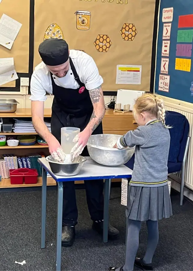 Flour Salt Water; Making bread at The Ryleys School, a private school in Cheshire