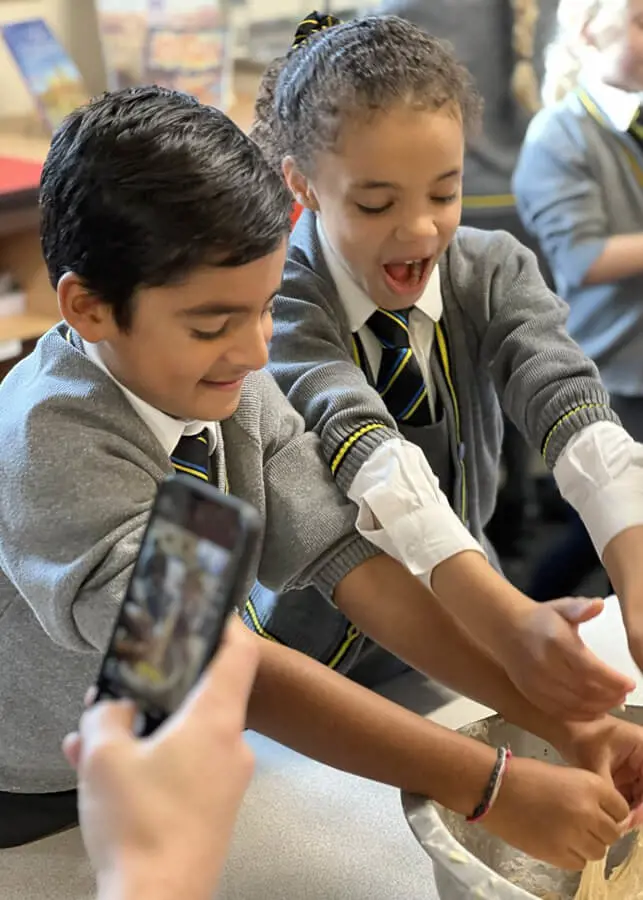 Flour Salt Water; Making bread at The Ryleys School, a private school in Cheshire