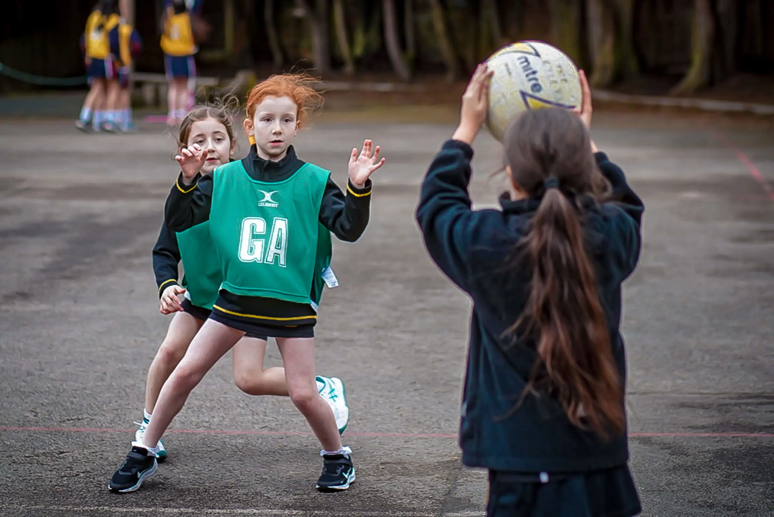 Pupils at The Ryleys School, a private school in Cheshire