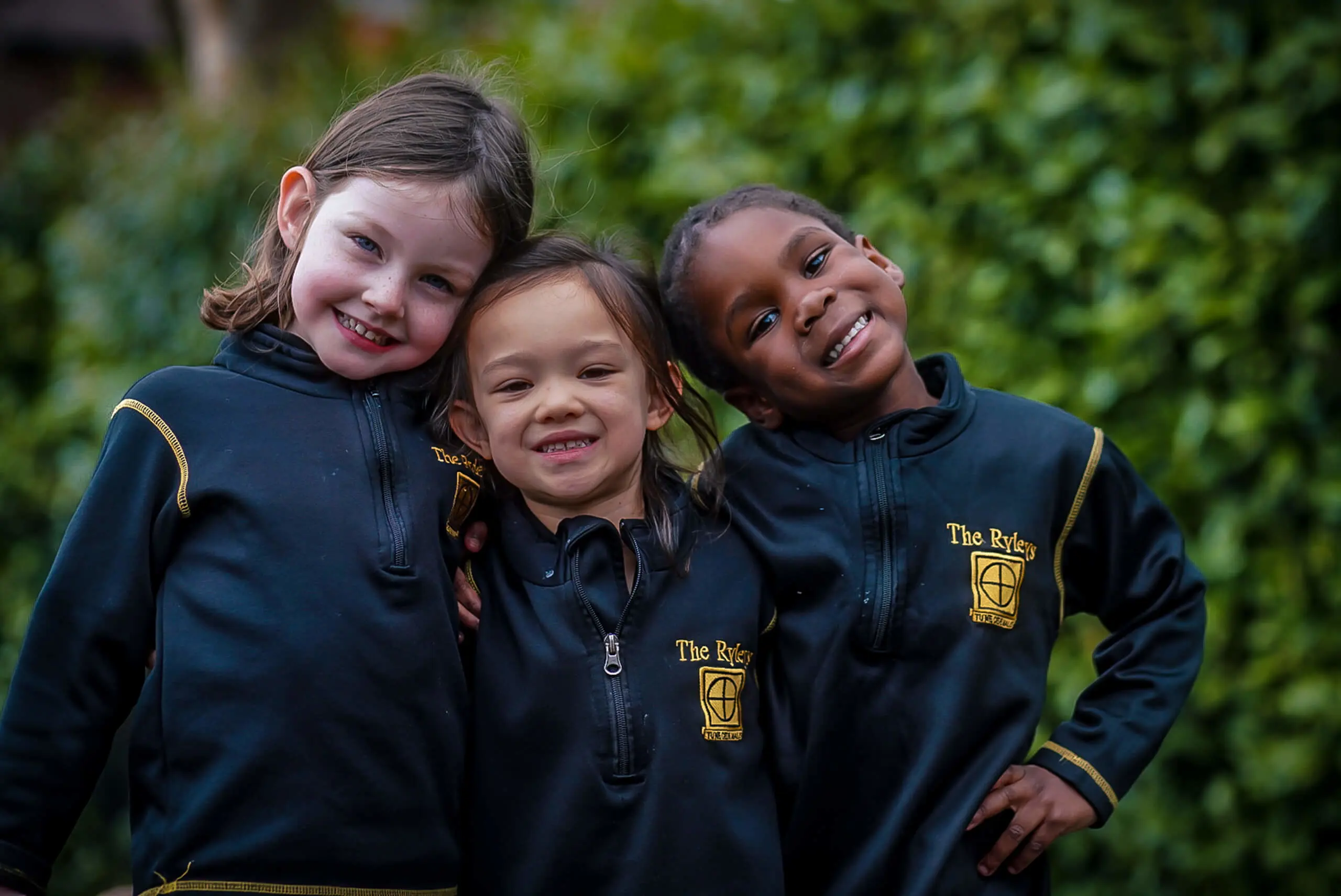 Pupils at The Ryleys School, a private school in Cheshire