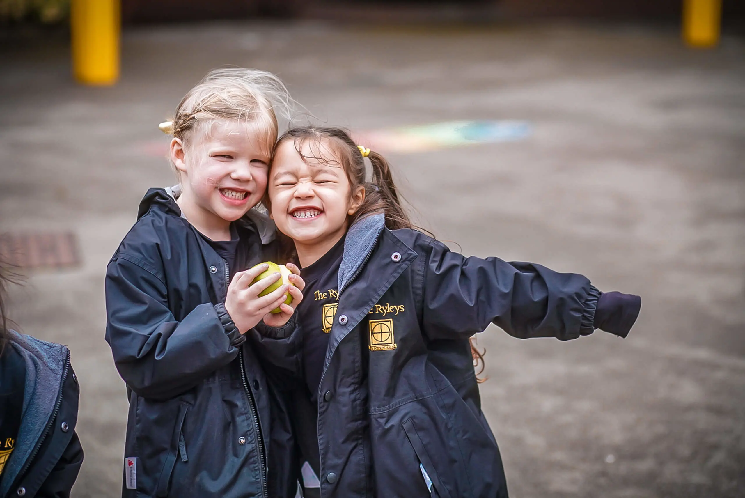 Pupils at The Ryleys School, a private school in Cheshire