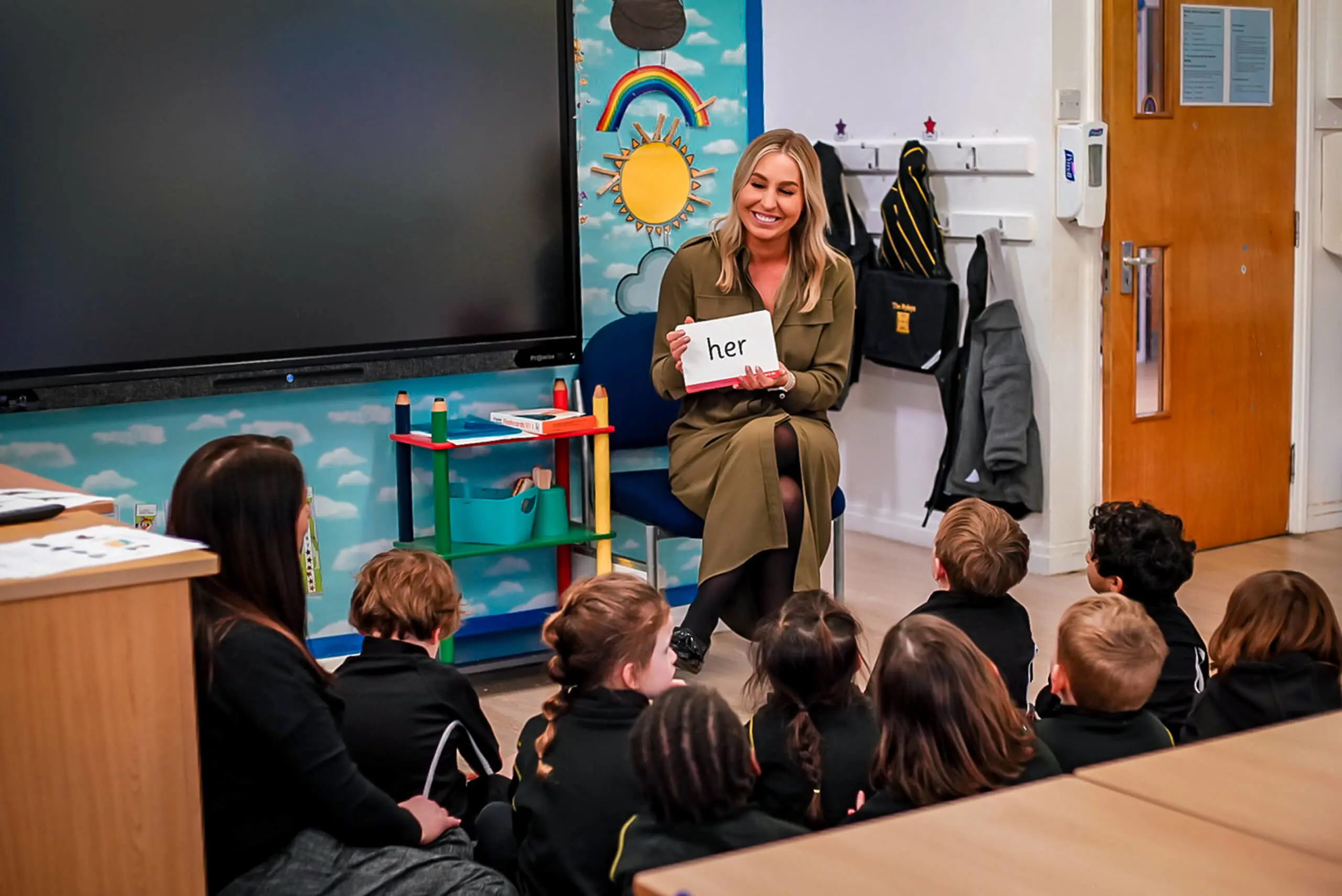 Pupils at The Ryleys School, a private school in Cheshire