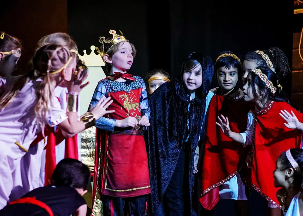 Gold! A musical performed by Pre-Prep pupils at The Ryleys School, a private school in Cheshire
