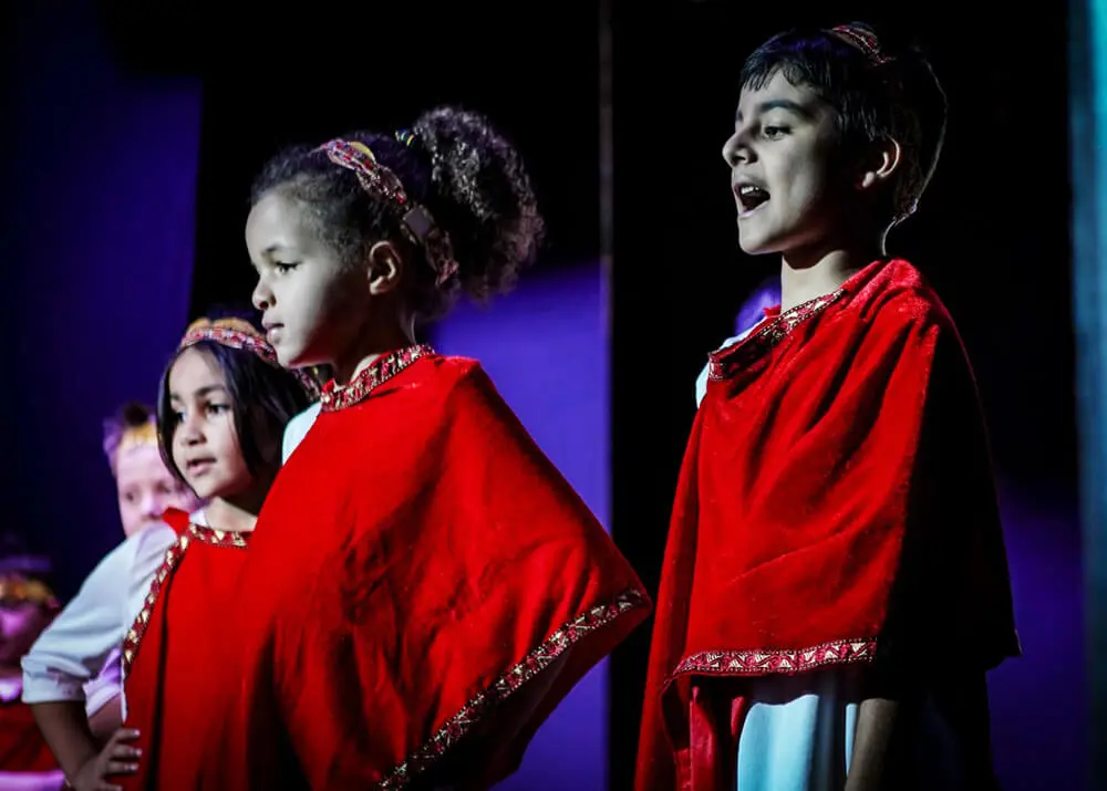 Gold! A musical performed by Pre-Prep pupils at The Ryleys School, a private school in Cheshire