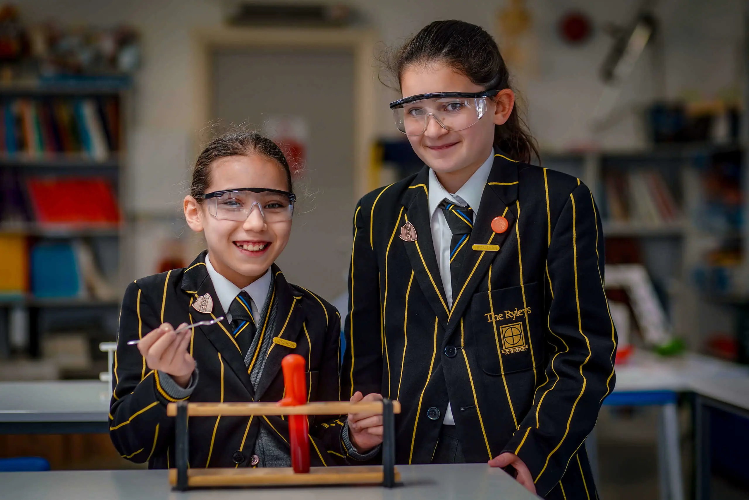 Pupils working in class at The Ryleys School, a private Prep School in Alderley Edge, Cheshire