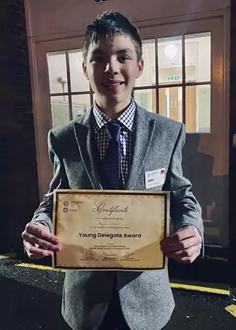 Joss Naylor, alumni of The Ryleys School, a co-ed private prep school in Cheshire