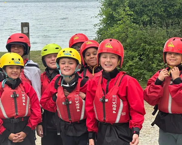 Pupils from The Ryleys School, a private prep school in ALderley Edge, Cheshire, on the Mount Cook Residential Trip