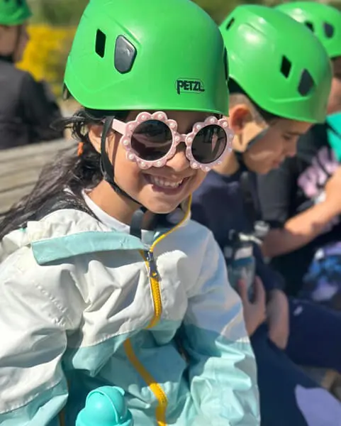 Pupils from The Ryleys School, a private prep school in ALderley Edge, Cheshire, on the Mount Cook Residential Trip