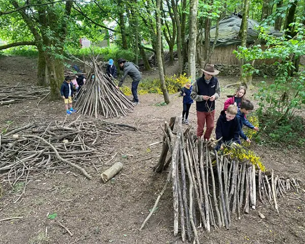 Pupils from The Ryleys School, a private prep school in ALderley Edge, Cheshire, on the Mount Cook Residential Trip