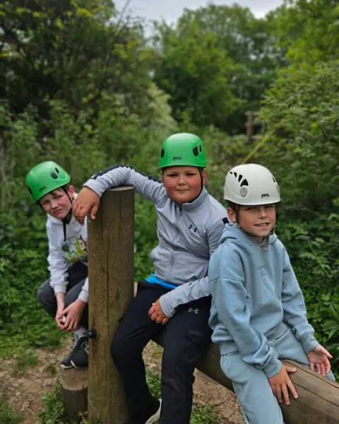 Pupils from The Ryleys School, a private prep school in ALderley Edge, Cheshire, on the Mount Cook Residential Trip
