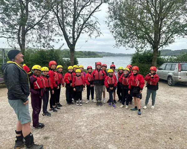 Pupils from The Ryleys School, a private prep school in ALderley Edge, Cheshire, on the Mount Cook Residential Trip