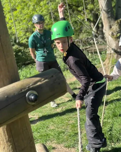 Pupils from The Ryleys School, a private prep school in ALderley Edge, Cheshire, on the Mount Cook Residential Trip