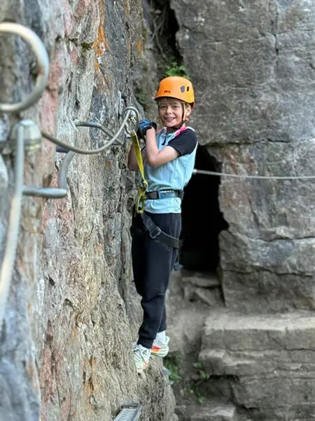 Pupils from The Ryleys School, a private prep school in ALderley Edge, Cheshire, on the Mount Cook Residential Trip