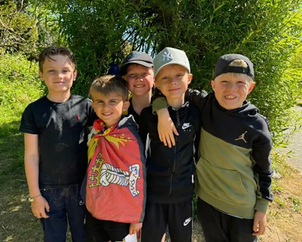 Pupils from The Ryleys School, a private prep school in ALderley Edge, Cheshire, on the Mount Cook Residential Trip