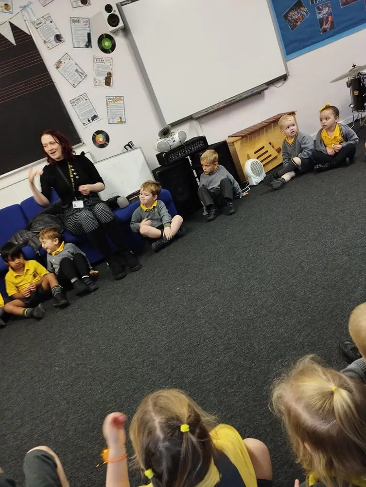 Music in Pre-Reception at The Ryleys School, a Prep School for boys and girls in Cheshire