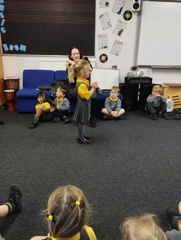 Music in Pre-Reception at The Ryleys School, a co-educational Independent School in Cheshire