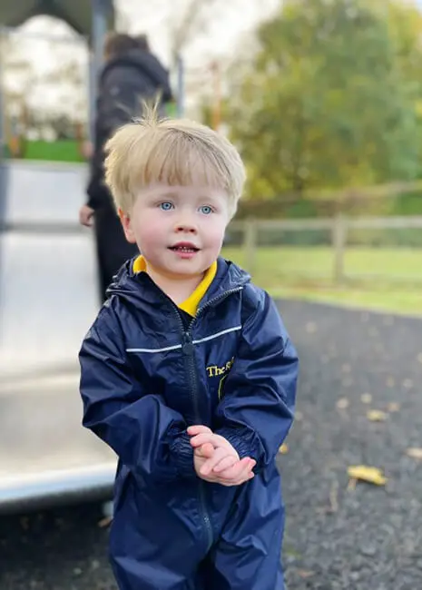 Pre-School pupils from The Ryleys School, a private school in Alderley Edge, enjoy a trip to the park