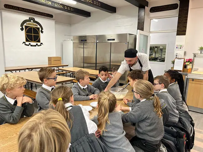 Learning to bake at The Ryleys School, a private school in Alderley Edge