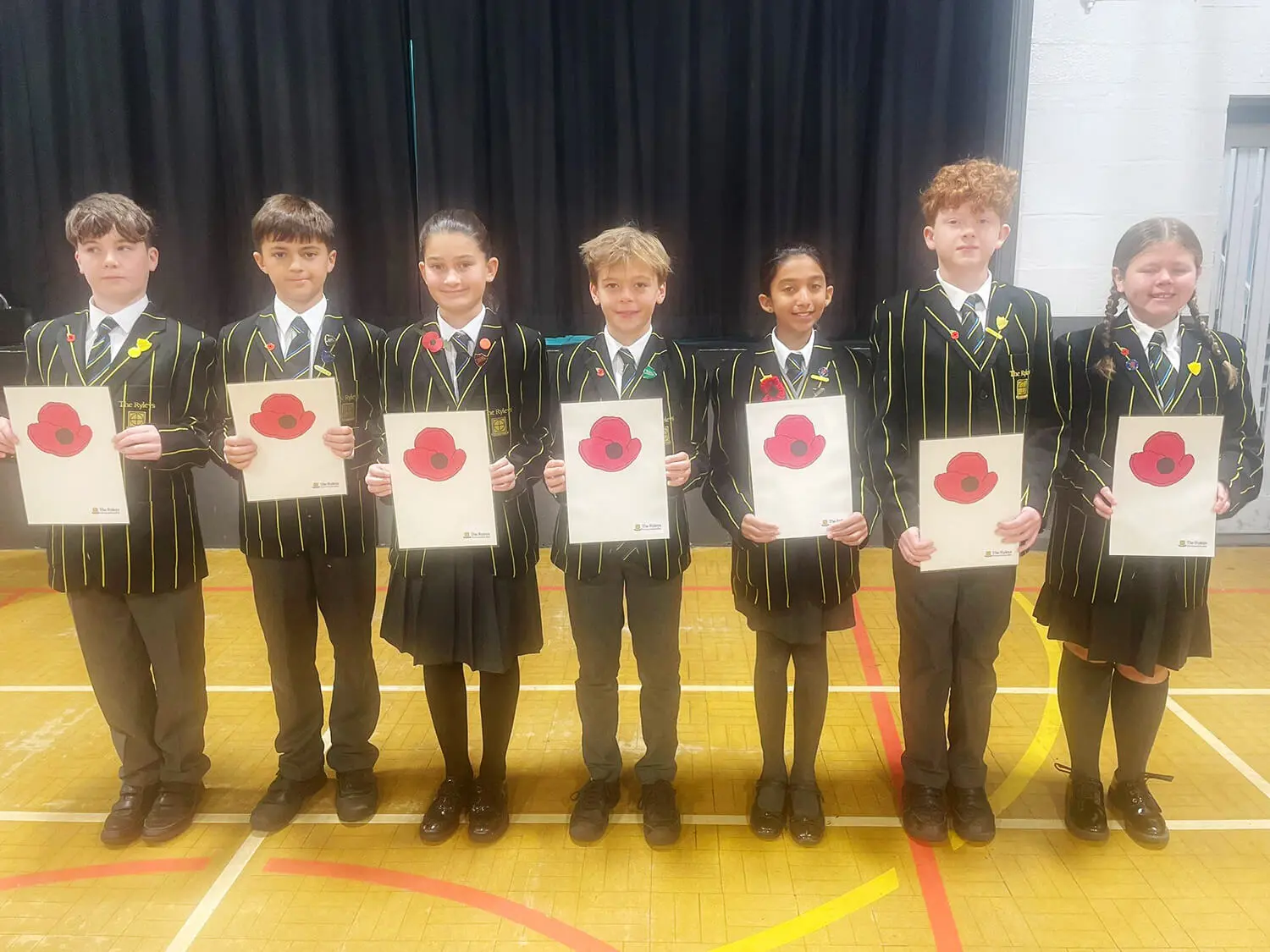 Remembrance Service at The Ryleys School, a prep school in Alderley Edge for boys and girls