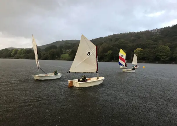 Final Sailing Club Of 2023 at The Ryleys School, a private school in Cheshire