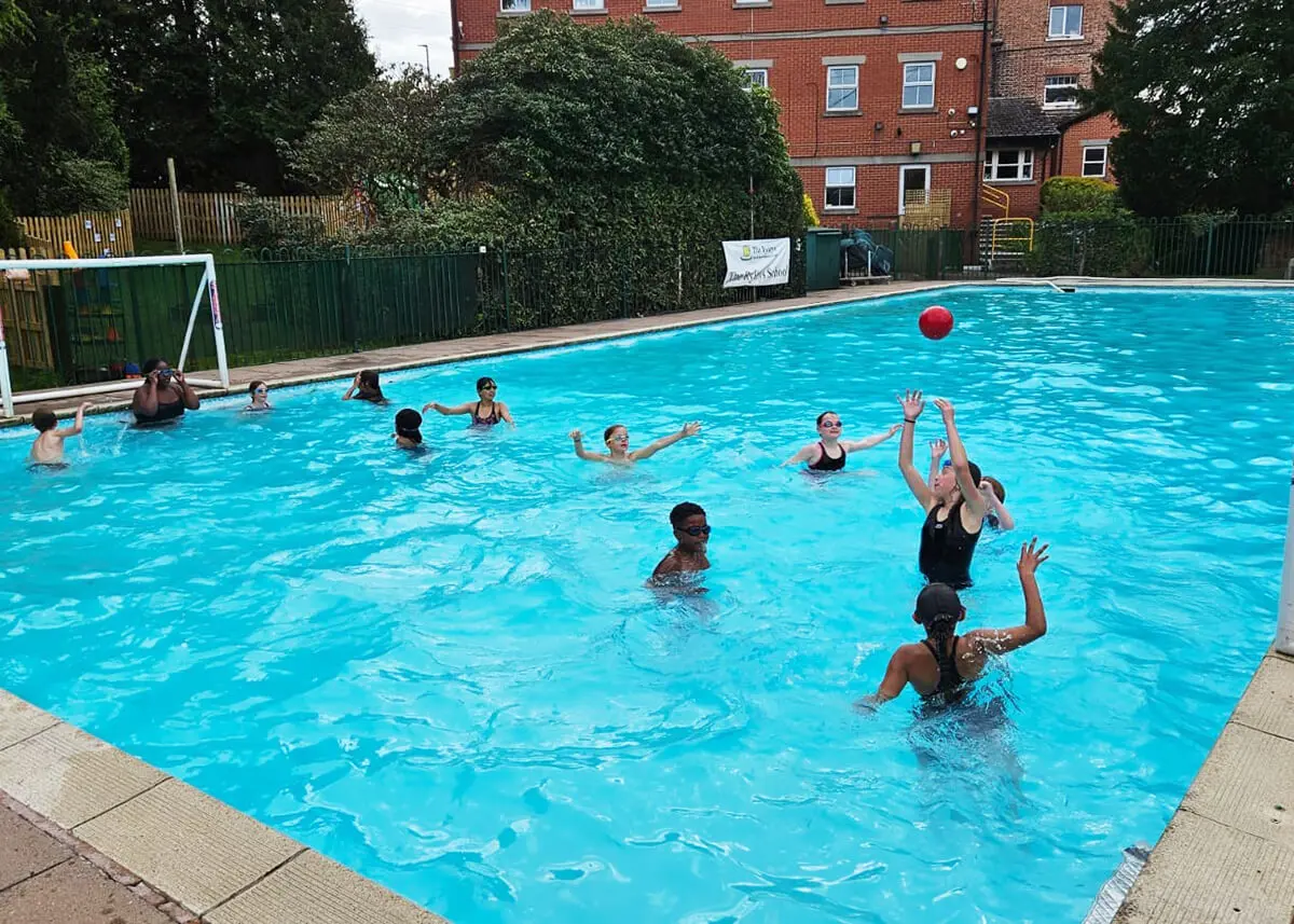 Swimming at The Ryleys School, a private school in Cheshire