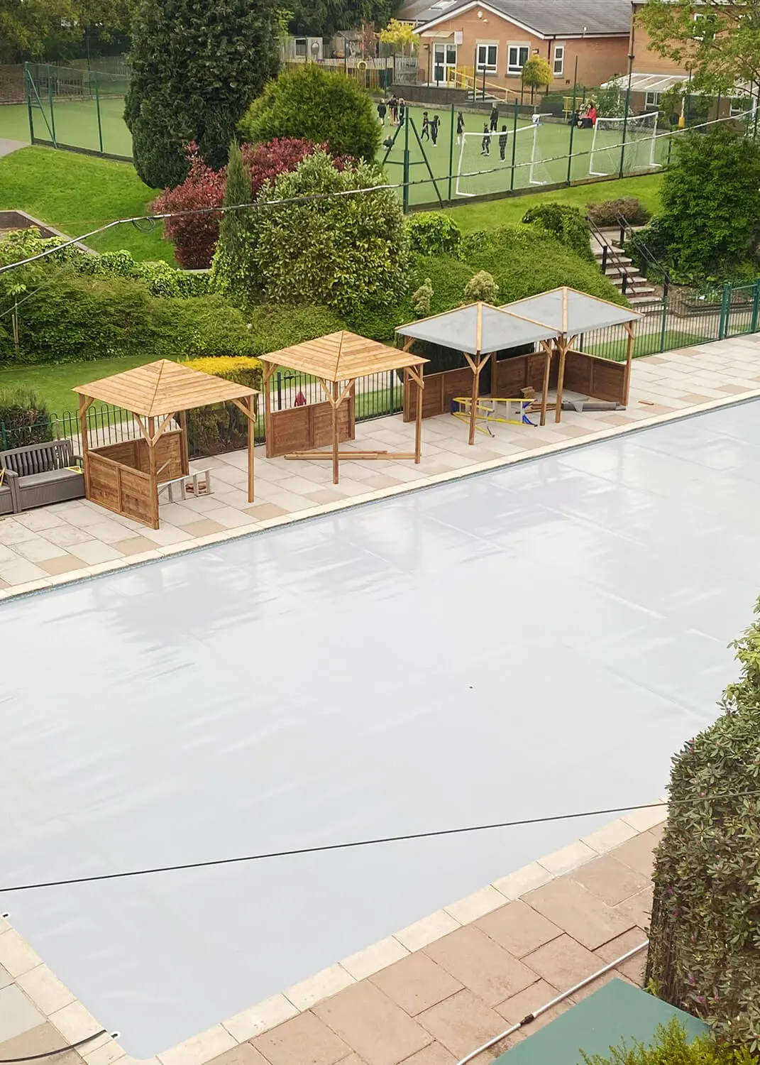 Swimming pool at The Ryleys School, a private school in Alderley Edge