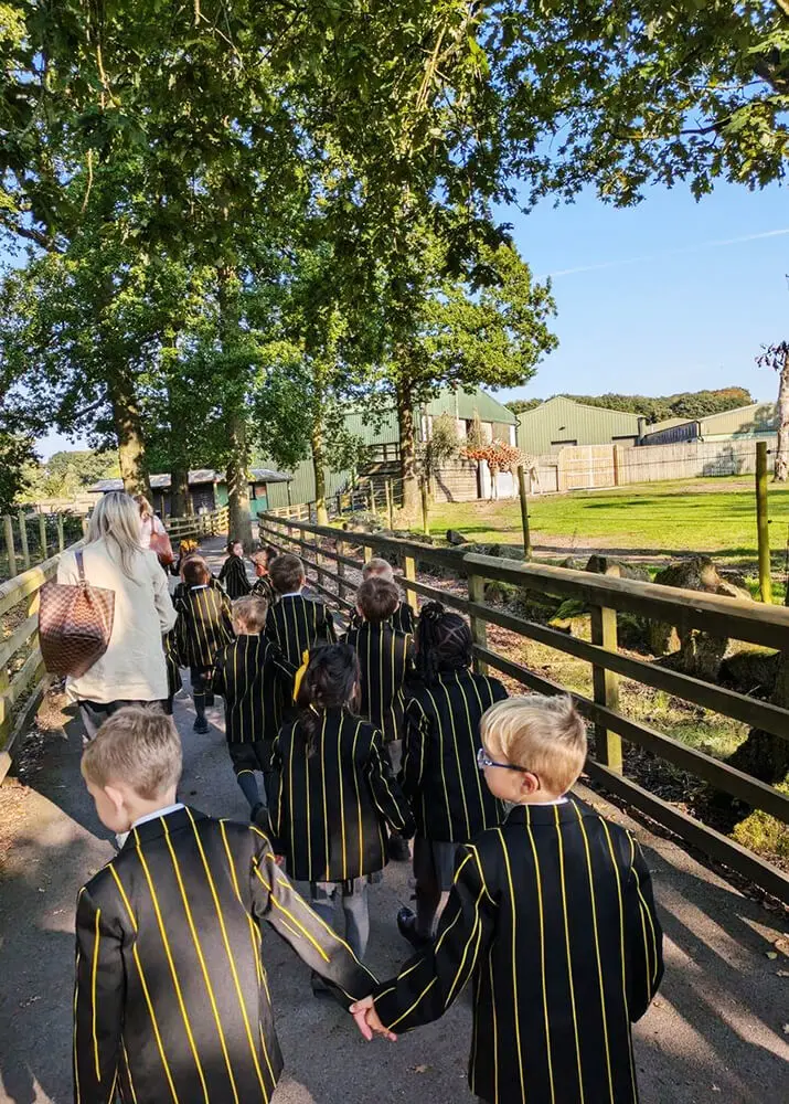 Pupils from The Ryleys School, a private school in Alderley Edge near Cheadle Hulme and Manchester, enjoyed a visit to Knowsley Safari Park